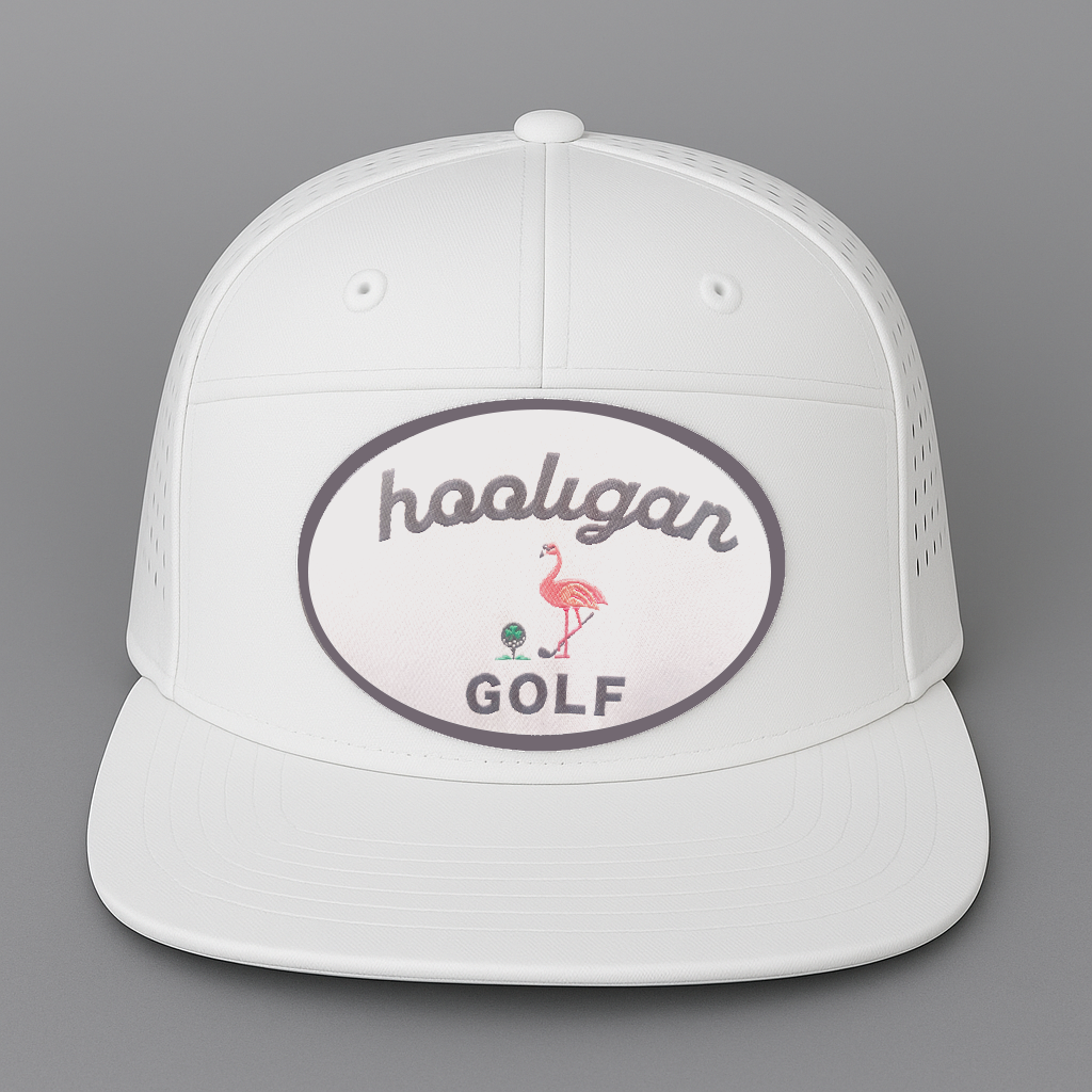 Hooligan, White Golf Pink Flamingo, On the Go Hat