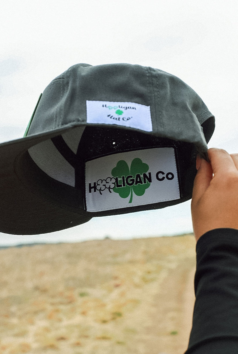 Hooligan, Dark Grey Golf Tee-Up Shamrock, On the Go Hat