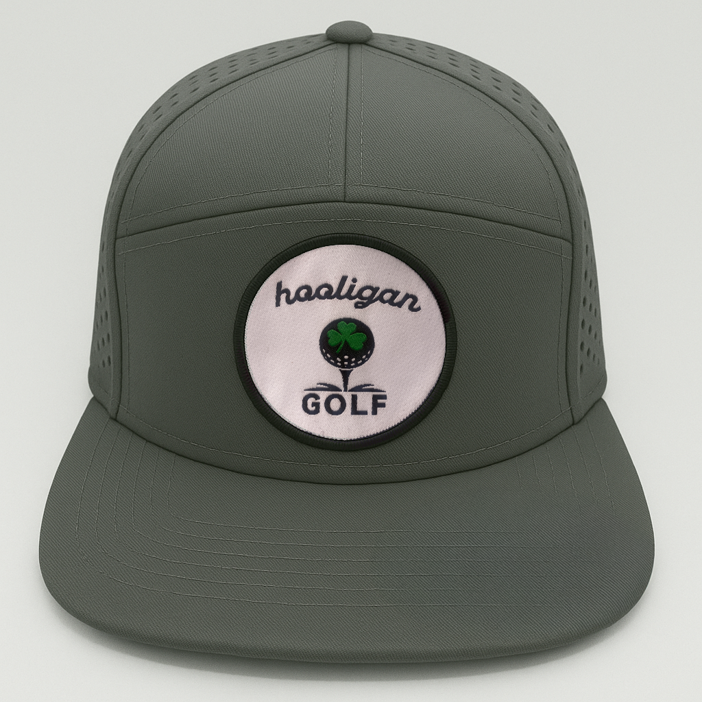 Hooligan, Dark Grey Golf Tee-Up Shamrock, On the Go Hat