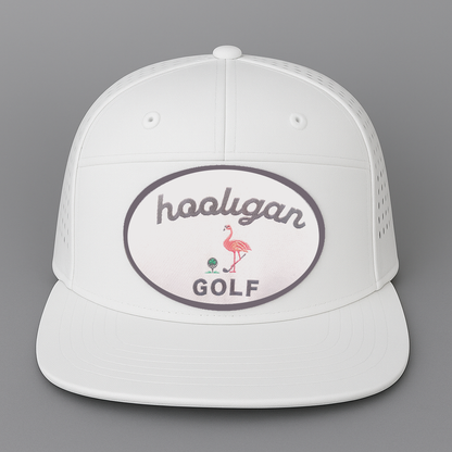 Hooligan, White Golf Pink Flamingo, On the Go Hat